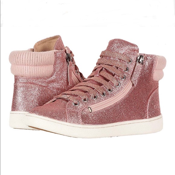 UGG Pink Glitter Sneaker Boots NWT - Picture 7 of 7